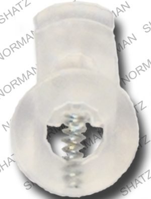 frost white circular cord lock #460
