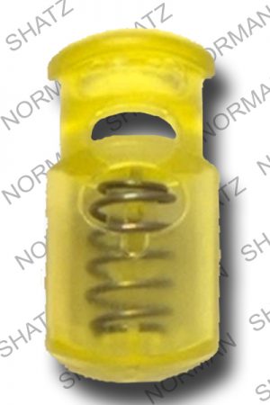 yellow custom translucent cord lock #300 006