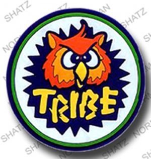 tribe owl logo pvc patch (300 010)