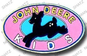 john deere kids pvc logo patch (300 011)