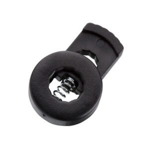 black circular cord lock #450