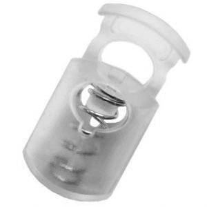 clear aligned oval cylinder cord lock #598